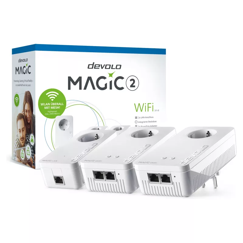 Zestaw Multiroom Magic 2 WiFi next, 3 adaptery Powerline