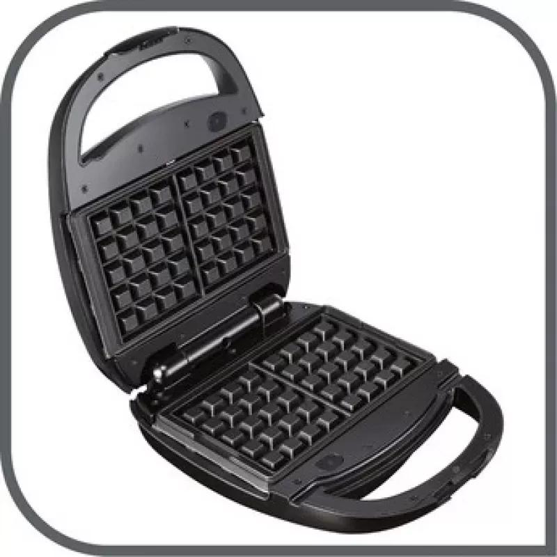 Tefal SW342D38 opiekacz do kanapek 3 w 1, czarny/stal nierdzewna