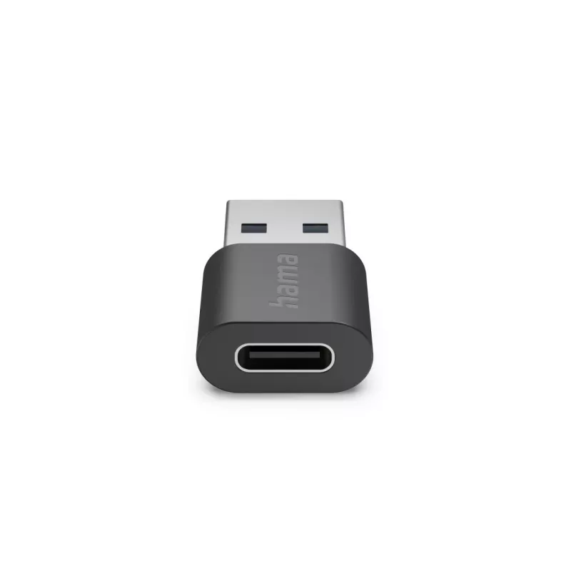 Hama USB Adapter, USB-A Plug - USB-C Socket, USB 3.2 Gen2, 10 Gbit/s