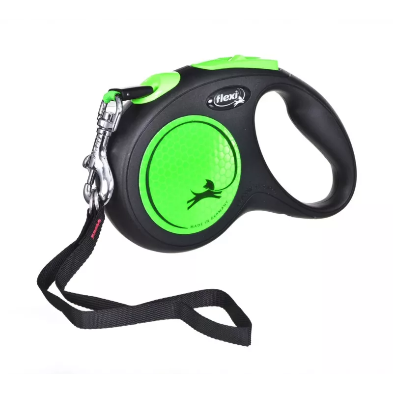 FLEXI nowy Neon M - smycz automatyczna - 5 m
