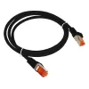 Alantec KKS6CZA0.5 Patch-cord F/UTP kat.6 PVC 0.5m czarny