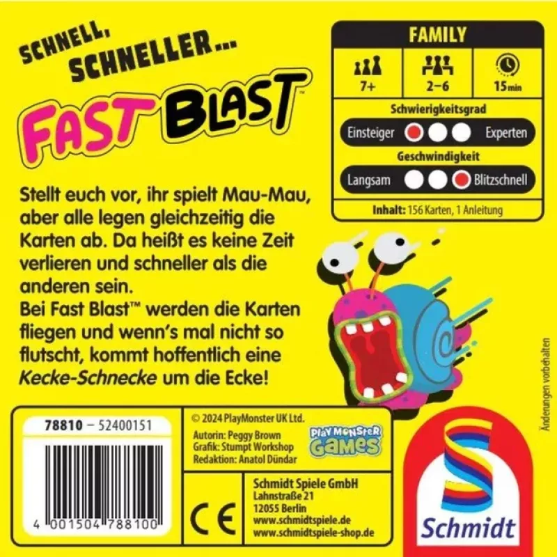 Fast Blast, gra karciana