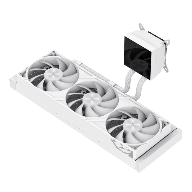 Chłodzenie cieczą Gamemax do CPU | GLACIER 360 LCD WH | Intel, AMD