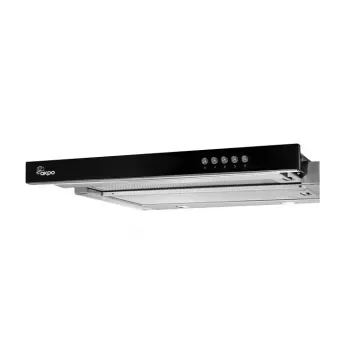 Akpo WK-7 Light Glass 50 podszafkowy okap kuchenny Stal nierdzewna, Czarny