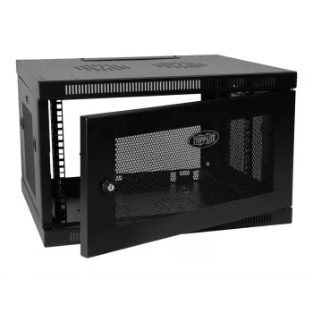 Tripp Eaton Tripp Lite Series 6U Szafa rackowa do montażu na ścianie Obudowa serwera Głęboka na przełączniki - Szafa sieciowa - do montażu na ścianie - Czarna - 6U - 48,3 cm (19 inch)
