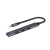 USB 3.0 4-portowy koncentrator interfejsu SAVIO AK-71 z hostem USB-C, 5000 Mbit/s, 2-letnia gwarancja