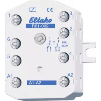 Eltako Electronics Przekaźnik przełączający do montażu podtynkowego/natynkowego 2U 10A R81-002-230V (81002430)