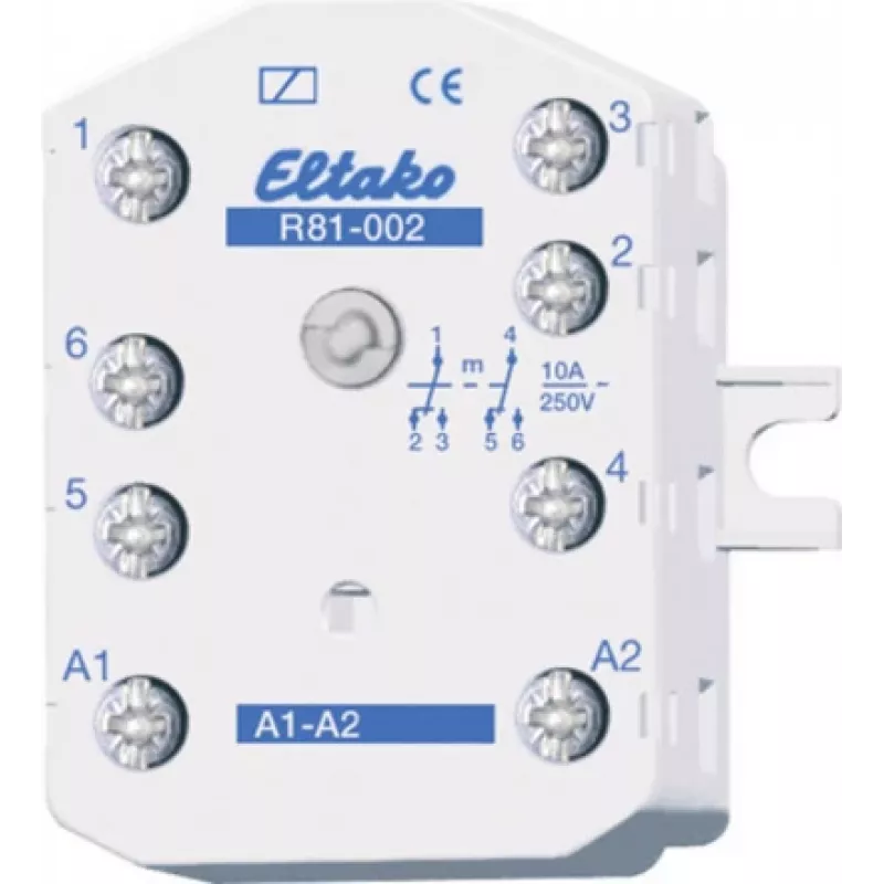 Eltako Electronics Przekaźnik przełączający do montażu podtynkowego/natynkowego 2U 10A R81-002-230V (81002430)