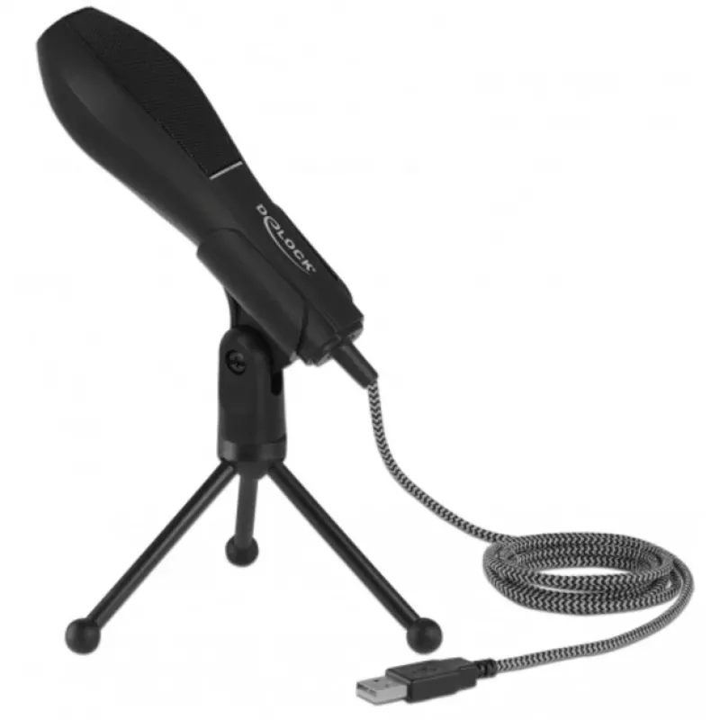 USB Kondensator Mikrofon mit Tischständer - ideal für Gaming, Skypen und Gesang