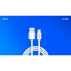 Kabel USB 2.0 SAVIO CL-168, USB A (męski) do USB C (męski), 3 m, biały