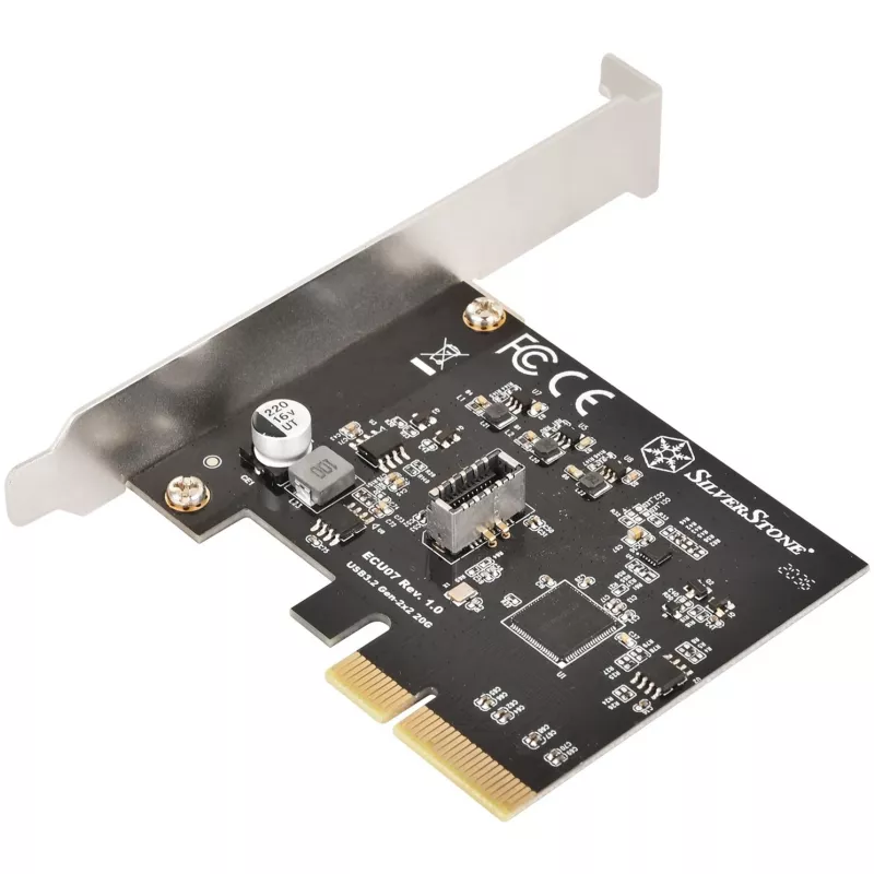 Karta rozszerzeń SILVERSTONE SST-ECU07 USB 3.0 PCIe — adapter PCI Express USB 3.0