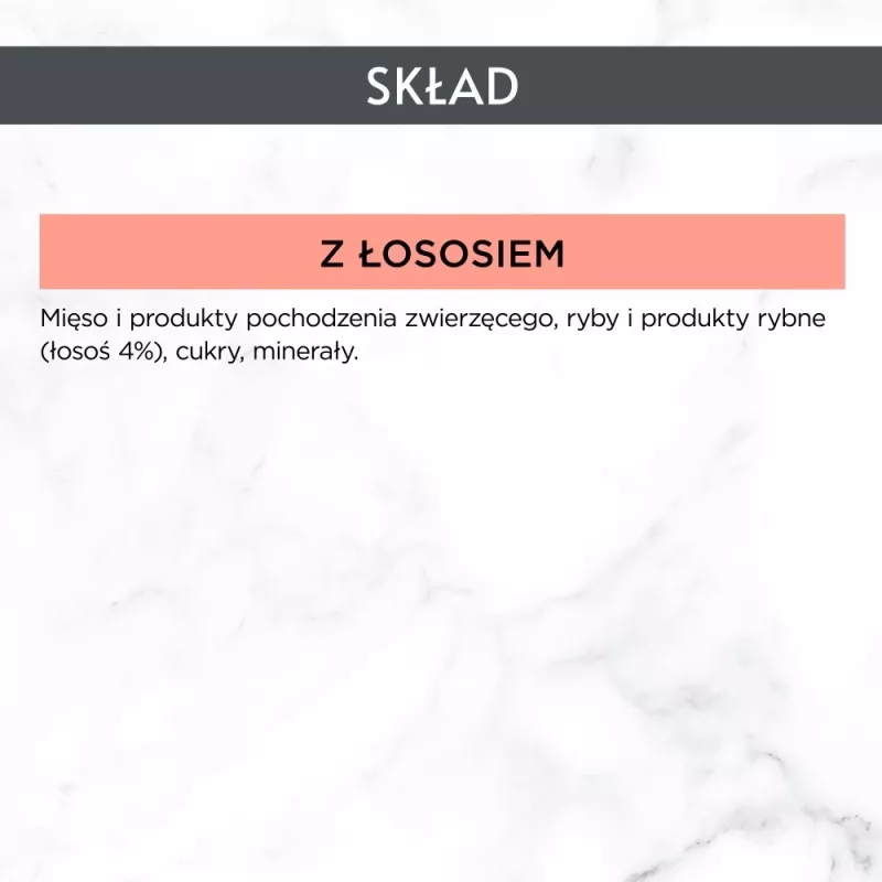 Mokra karma dla kotów Purina Nestlé Gourmet Revelations Kawałki w galaretce z łososiem 2x57 g, dla dorosłych, karma pełnoporcjowa