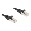 Kabel sieciowy DeLOCK RJ50 męski do RJ50 męski S/FTP 0,25 m czarny