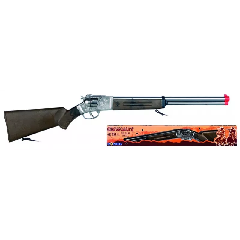 Zabawkowy pistolet na kapiszony Pulio Metal Cowboy Gun 12 strzałów model 15597/0