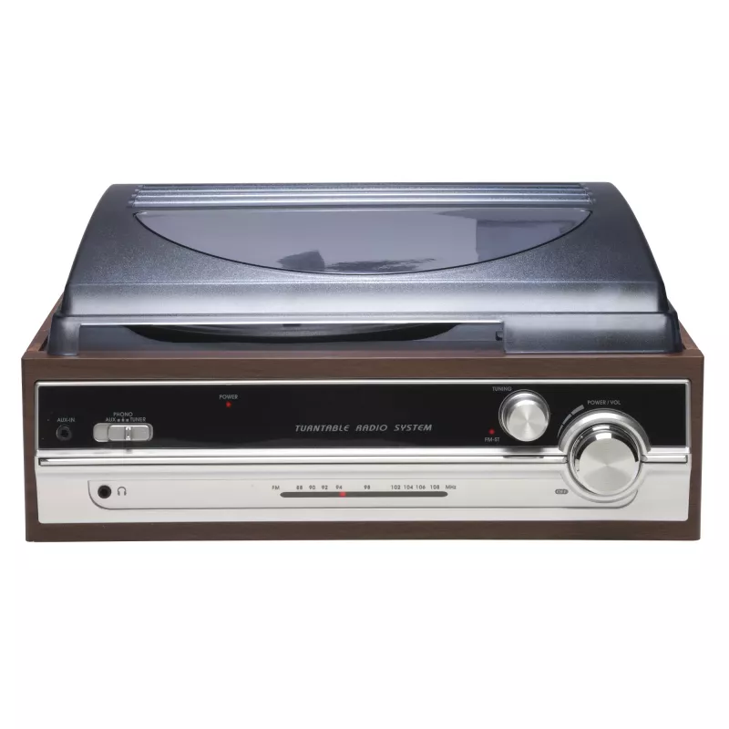 Denver VPR-190MK2 Retro Gramofon z Radiem i Wbudowanymi Głośnikami