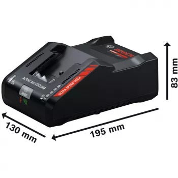 Powertools Expert Schnell-Ladegert EXAL18V-160 (czarny, AMPShare Alliance)