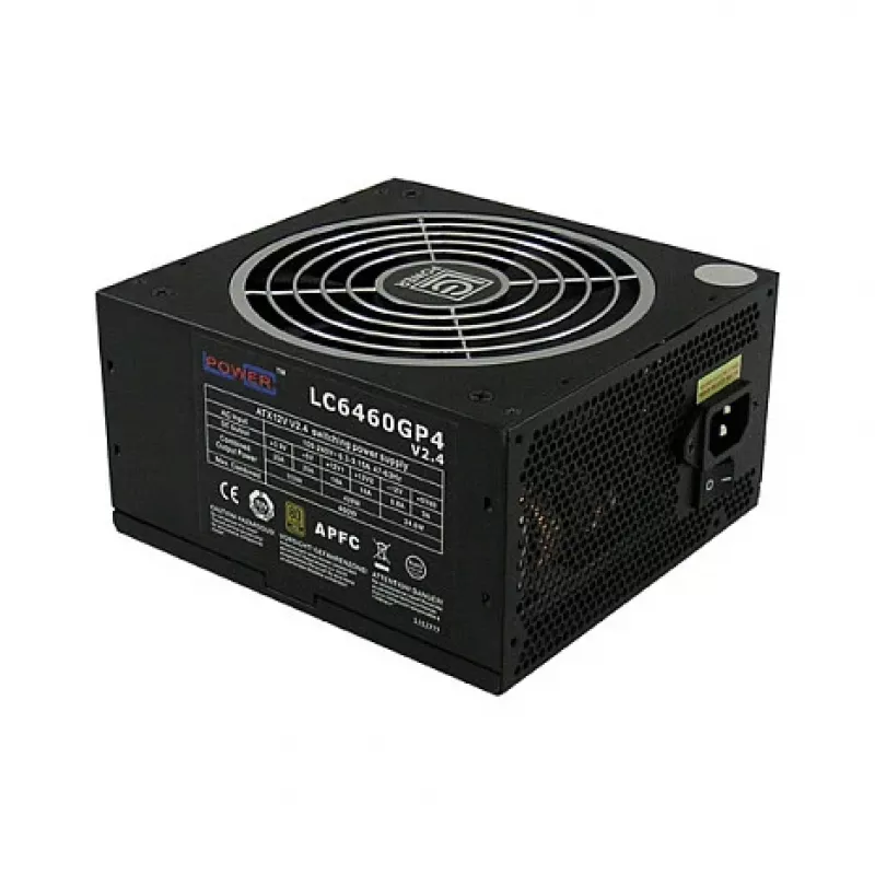 LC Power GP4 Series LC6460GP4 V2,4 - Zasilacz (wewnętrzny) - ATX12V 2,4 - 80 PLUS Gold - 460 Watt - aktywny PFC (LC6460GP4)
