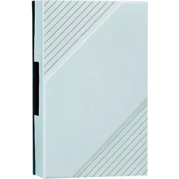 Grothe GONG 169 Bw - Biały - Stal - Przewodowy - 85 dB - AC - Bateria/Bateria - 8 - 12 (44169)