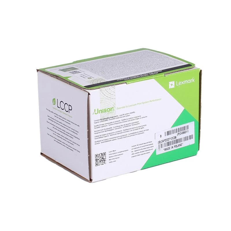 Lexmark Toner 24B6011 - Czarny - Wydajność: 6.000 stron (24B6011)
