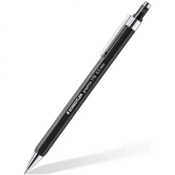 Ołówek automatyczny Staedtler 778 05-9, 0,5 mm, sześciokątny trzonek, czarny, czarny grafit