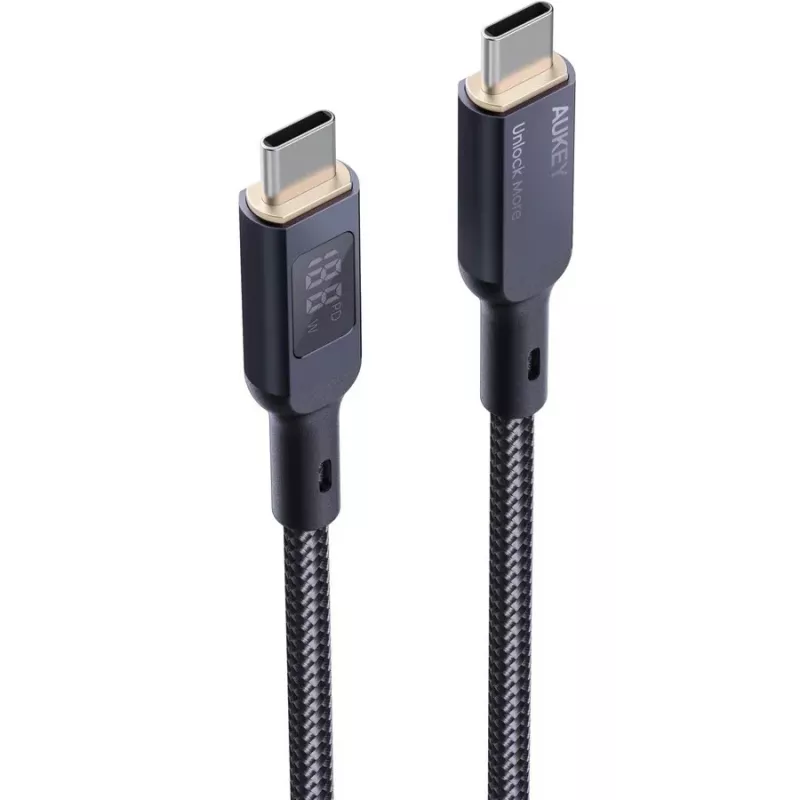 Kabel USB AUKEY CB-MCC102 1,8 m USB C Czarny 480 Gbit/s