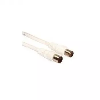 Wentronic Goobay kabel przyłączeniowy antenowy, biały, 10 m - wtyk IEC/koncentryczny gniazdo IEC/koncentryczne (11514)