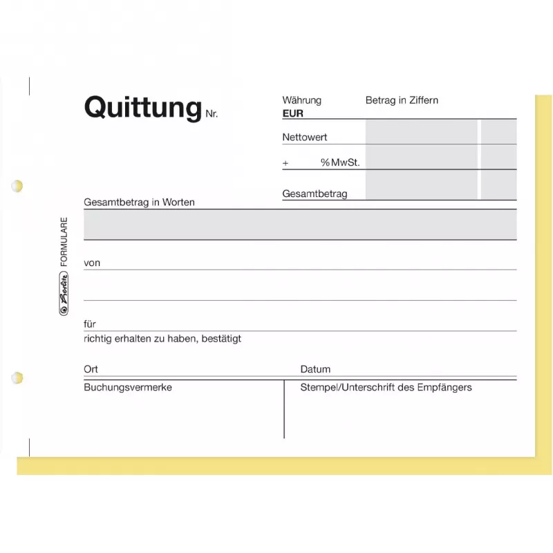 Formularz biznesowy Herlitz 886622