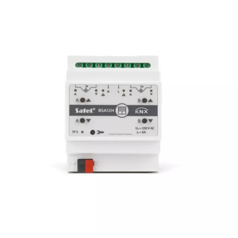 SATEL KNX 2-kanałowy siłownik żaluzji 230V AC KNX-BSA12H