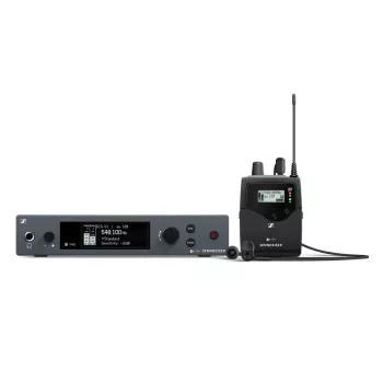 System monitorowania dousznego Sennheiser EW IEM G4-A — UHF 516–558 MHz, odbiornik bodypack, nadajnik, OLED/LCD, 16 Ω, czas pracy 4–6 h
