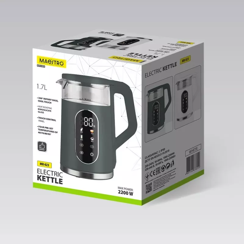 Czajnik elektryczny Maestro MR-023-zielony 1,7 L 2220 W