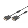 Assmann DVI connection cable. DVI(24+1). 2x ferrit M/M. 10.0m. DVI-D dual link. UL. bl (AK-320101-100-S)