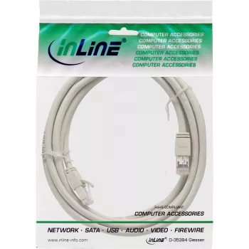 InLine Patch kabel S/FTP PiMF Cat.6 certified szary 2m