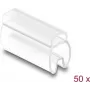Delock Kabelmarkierer für Kabeldurchmesser 4 - 7 mm 50 Stück transparent (80951)