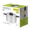 Garnek Maestro MR-3530-24 stal nierdzewna 24 cm, 5,5 l, składane uchwyty, szklana pokrywka