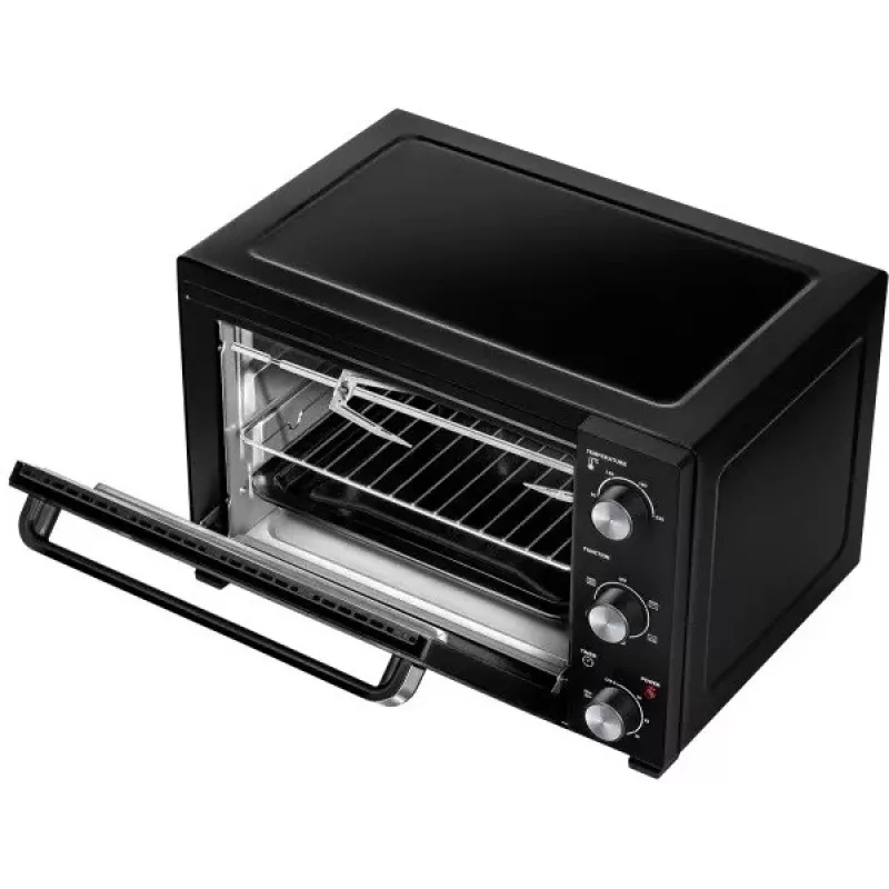 Elektryczny piekarnik nablatowy MPM MPE-17/T — 48 L, 1800 W, konwekcja, termostat, rożen