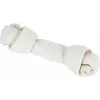 Dentalna kość do żucia ZOLUX Knotted biały Bone 140 g — stały przysmak dentystyczny o smaku wołowym dla średnich ras (250 mm)