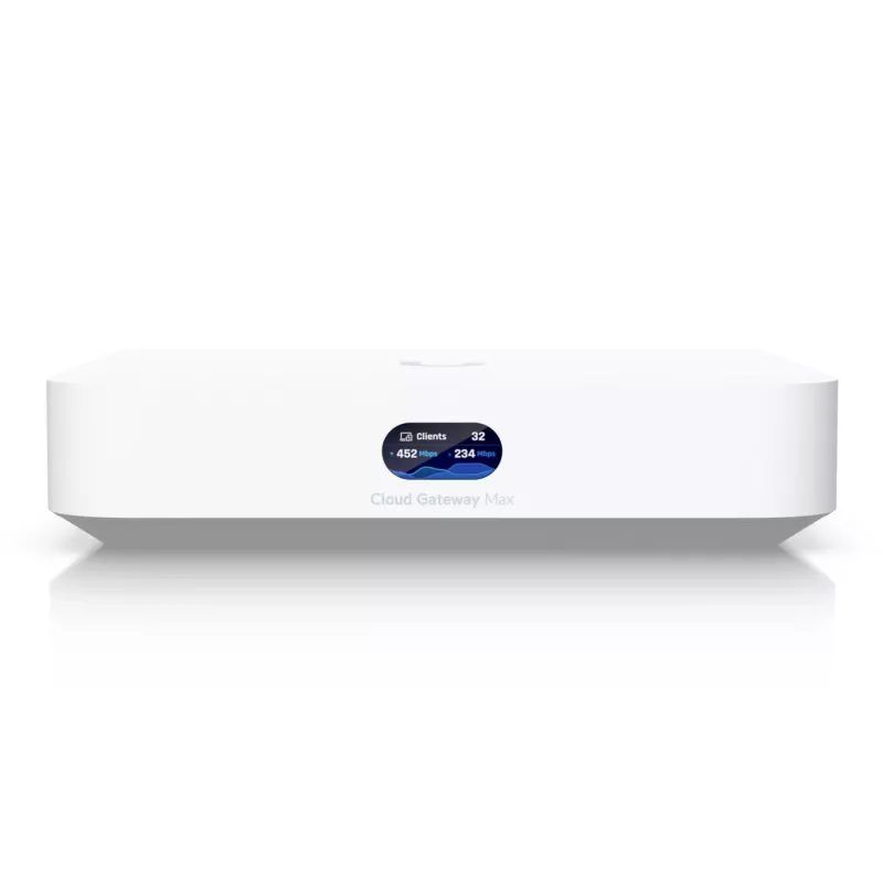 Ubiquiti UCG-MAX-EU Kontroler, Brama, 512 GB NVMe SSD, 4x 2.5G LAN, 1x 2.5G WAN