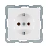 Gniazdo sieciowe Typ F berker 47436089, 16 A, 250 V, biały, obudowa z duroplastu