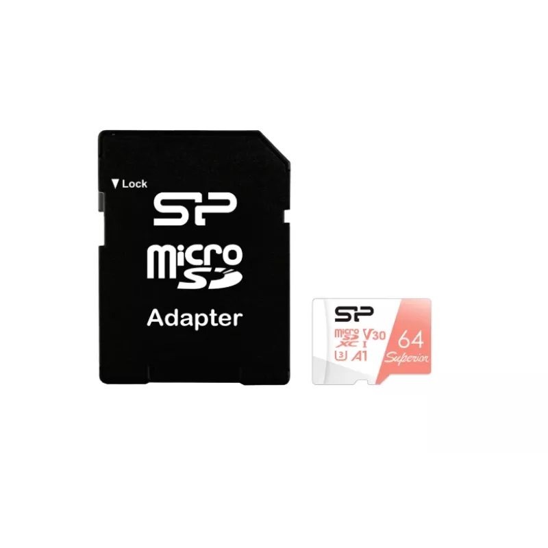 MicroSDXC Silicon Power 64 GB UHS-I Class 10 SP064GBSTXDV3V20SP