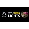 Lampa lustrzana LED Neon MANTA MASNL129WH — Kot z kokardą dekoracyjny akcent neonowy