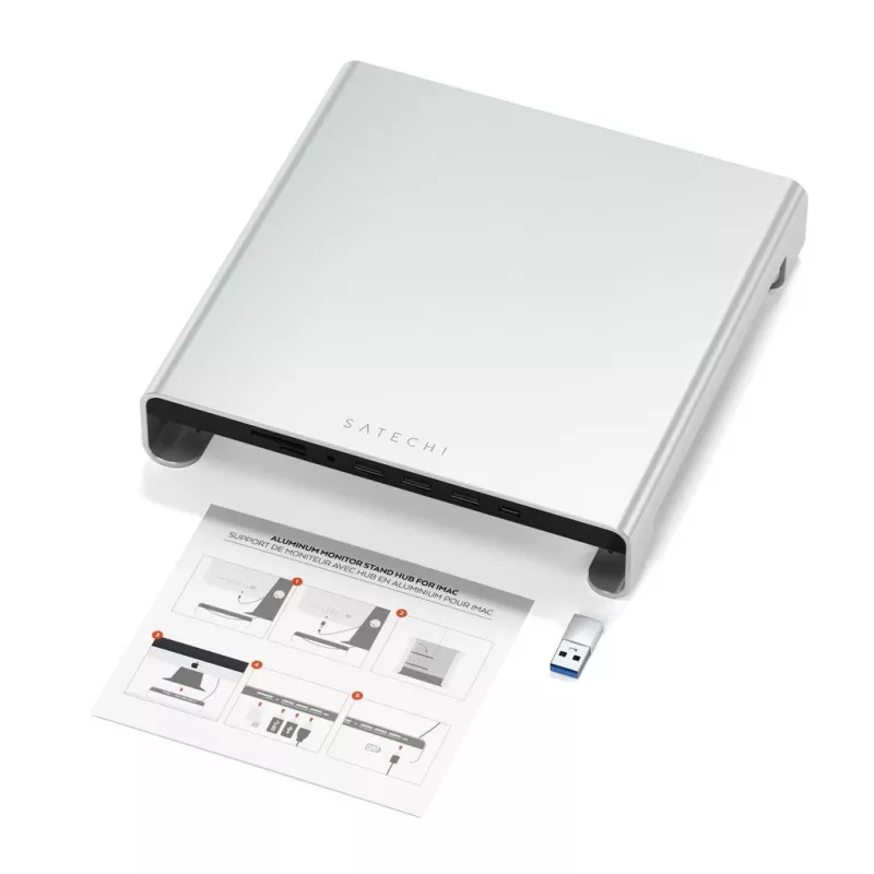 Stacja dokująca Satechi ST-AMSHS USB 3.2 Gen 1 Type-C Srebrna