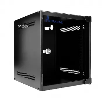 EXTRALINK LITE 6U 10 280X310 SZAFKA RACK DO MONTAŻU NA ŚCIANIE CZARNA