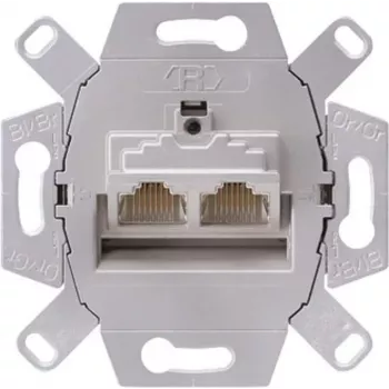 Gniazdo 2 x RJ-45 JUNG UAE 8-8 UPOK6