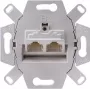Gniazdo 2 x RJ-45 JUNG UAE 8-8 UPOK6