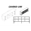 Cama VERA komoda 190x40x80 kaszmir matowy