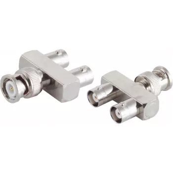 Adapter ShiverPeaks 98820-2 kabel Y wideo/audio 1 BNC męski na 2 BNC żeńskie