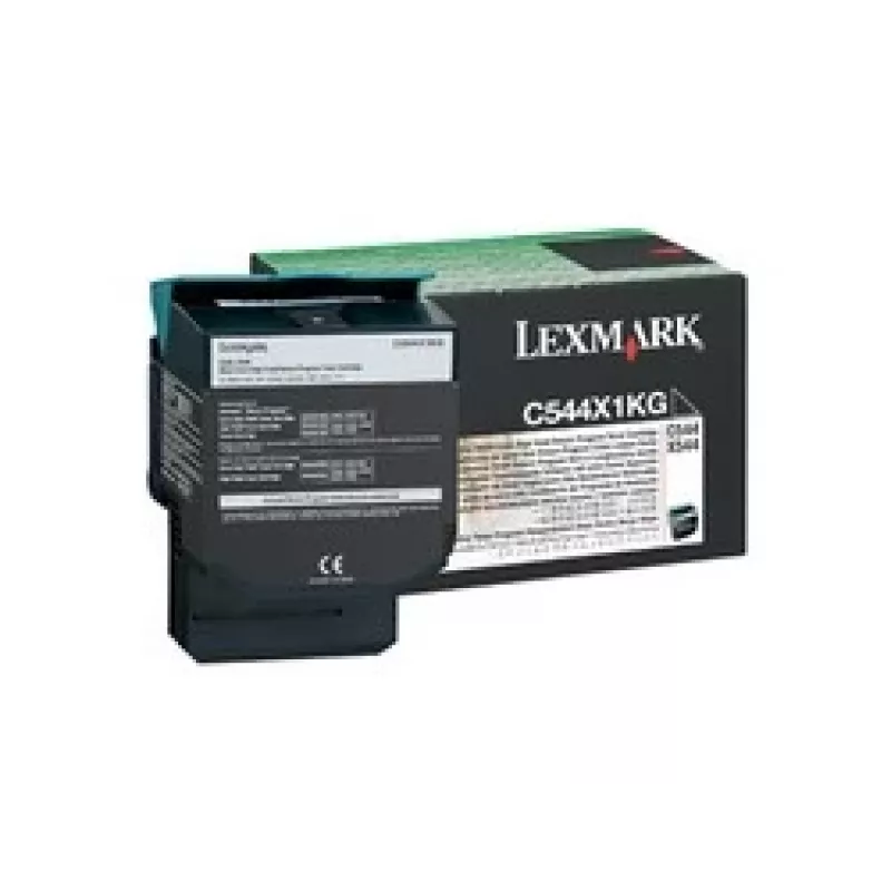 Lexmark C544X1KG - Tusz czarny - do C544dn, C544dtn, C544dw, C544n, X544dn, X544dn RCS, X544dtn, X544dw, X544n