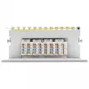 DeLOCK 10-calowy panel krosowy 8-portowy Cat.6A 0.5U szary metalowy