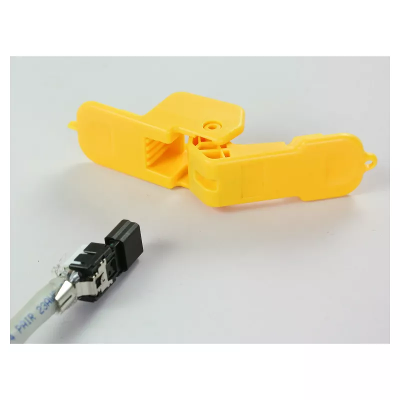 DeLOCK 86033 Zaciskarka do kabli Narzędzie do zaciskania Żółty Szerokość 25 mm Głębokość 60 mm Wysokość 23 mm