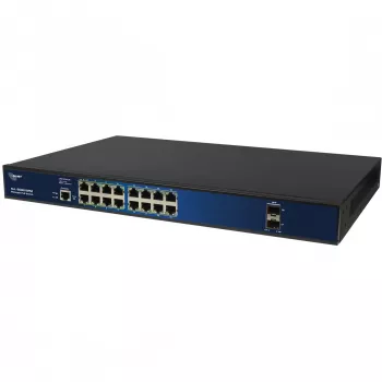 Przełącznik PoE ALLNET ALL-SG8618PM 18-portowy Gigabit (16 PoE + 2 uplink)